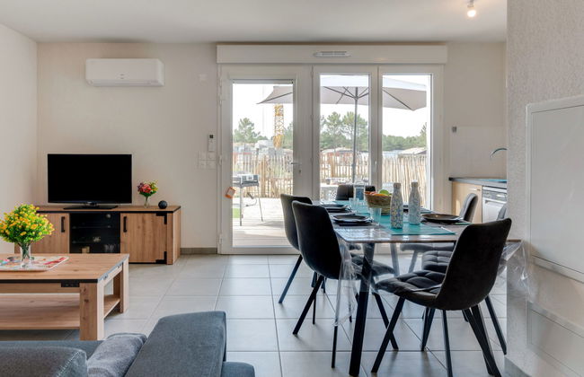 Apartamento de 2 quartos em Mimizan com piscina e terraço - Foto 6
