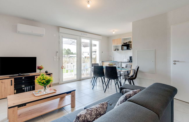 Apartamento de 2 quartos em Mimizan com piscina e terraço - Foto 5
