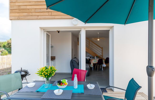 Apartamento de 2 quartos em Mimizan com piscina e terraço - Foto 1