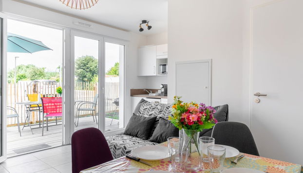 Apartment mit 2 Schlafzimmern in Mimizan mit schwimmbad und terrasse - Foto 3