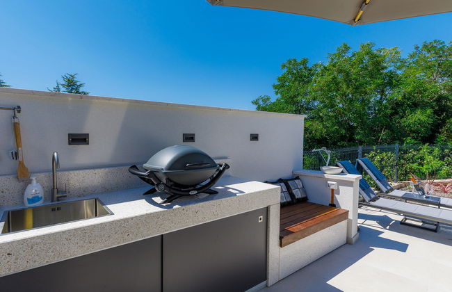 Casa de 4 quartos em Umag com piscina privada e terraço - Foto 13