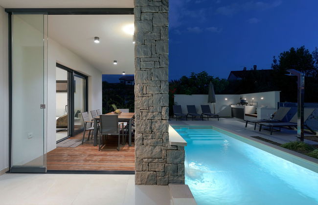 Casa de 4 quartos em Umag com piscina privada e terraço - Foto 35