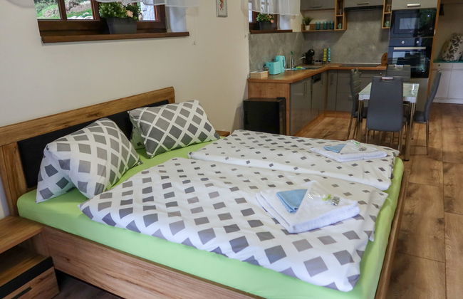 Apartamento de 1 quarto em Harrachov com jardim e terraço - Foto 17