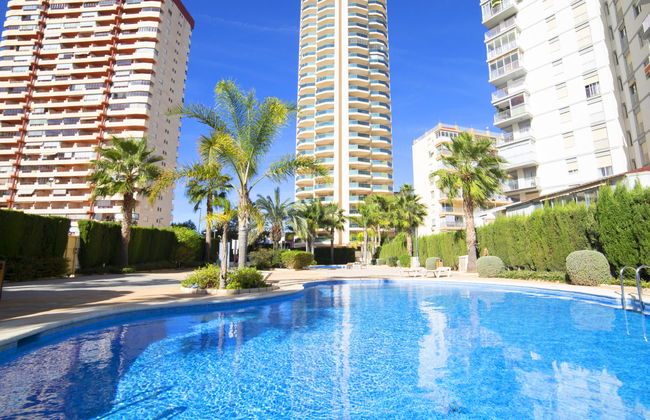 Appartamento con 2 camere da letto a Calp con piscina e terrazza - Foto 10