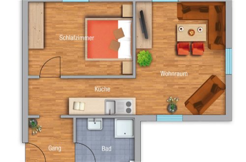 Foto 12 - Apartment mit 1 Schlafzimmer in Ischgl mit blick auf die berge