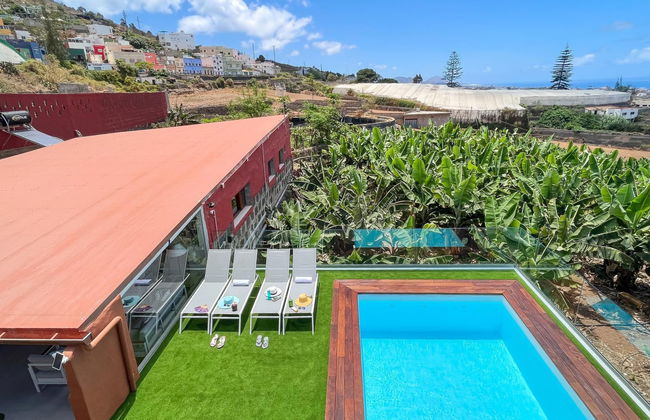 Casa de 4 quartos em Arucas com piscina privada e jardim - Foto 22