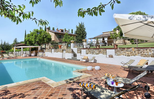 Casa de 8 quartos em Gambassi Terme com piscina privada e jardim - Foto 1