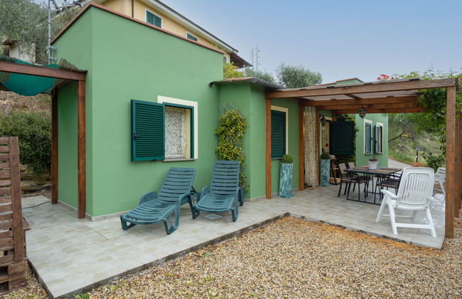 Casa de 1 quarto em Civezza com piscina e jardim - Foto 5