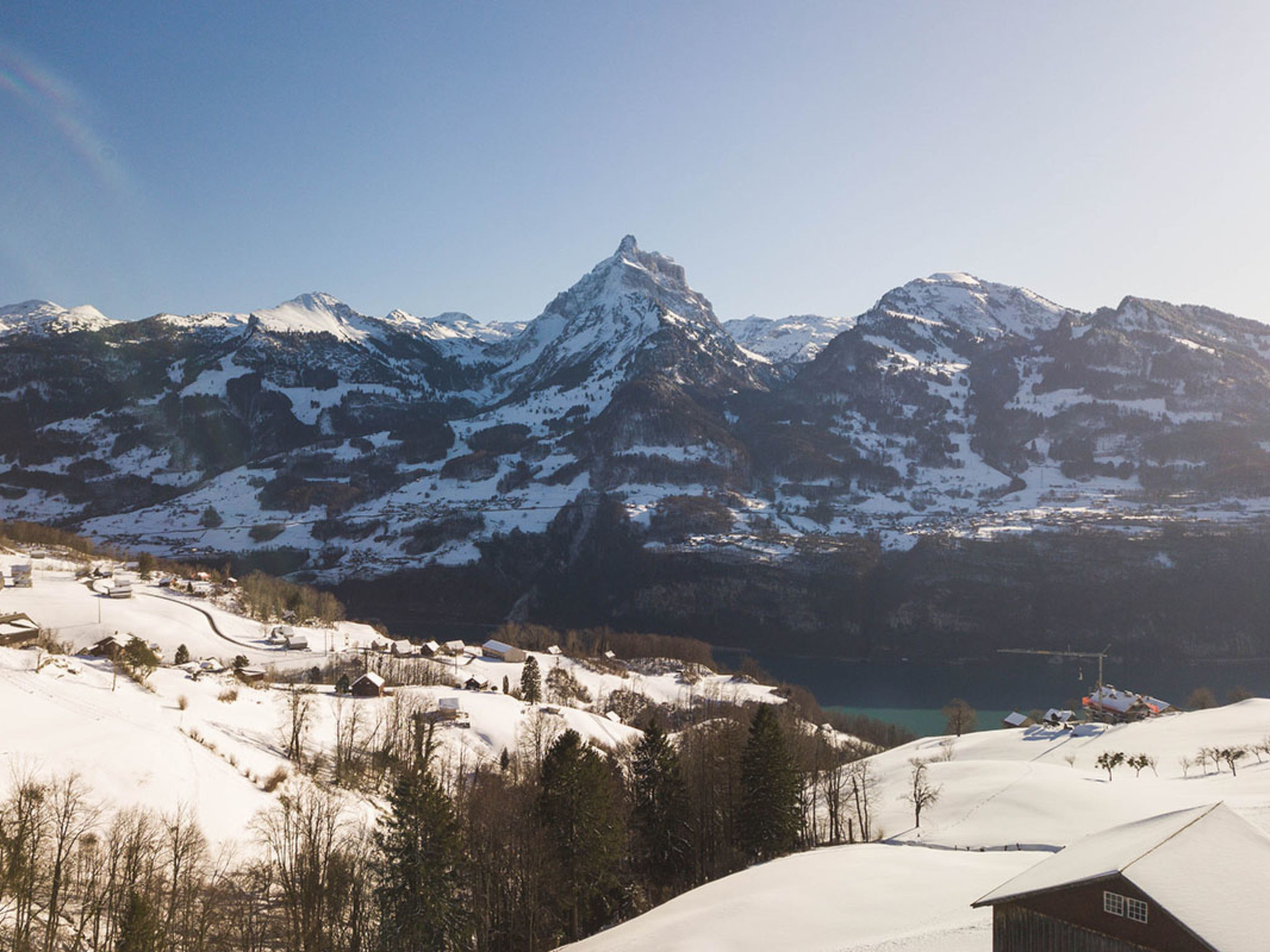 Foto 4 - Apartment mit 1 Schlafzimmer in Amden mit blick auf die berge