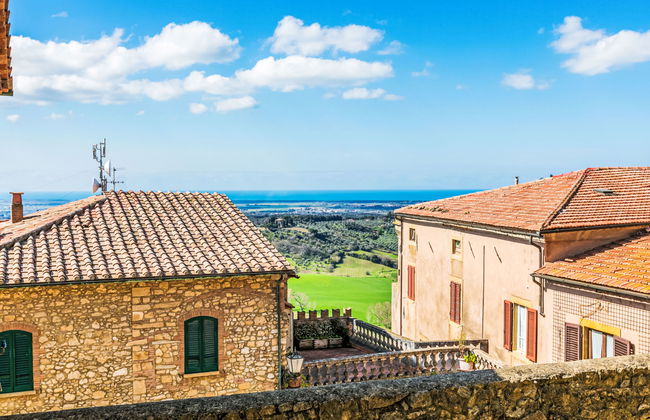 Apartamento de 3 quartos em Casale Marittimo com piscina e jardim - Foto 26