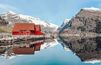 Foto 1 - Casa de 2 quartos em Balestrand com jardim e terraço