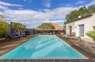 Foto 1 - Casa de 3 habitaciones en Corneilhan con piscina privada y jardín