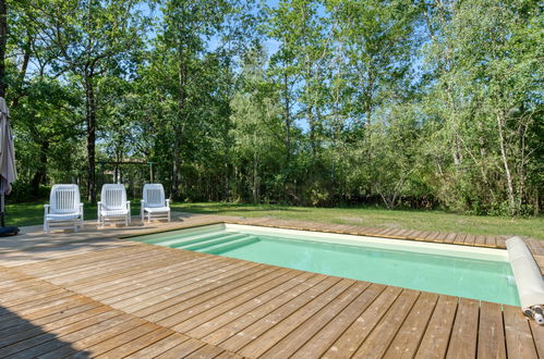 Foto 2 - Casa de 3 habitaciones en Naujac-sur-Mer con piscina privada y jardín