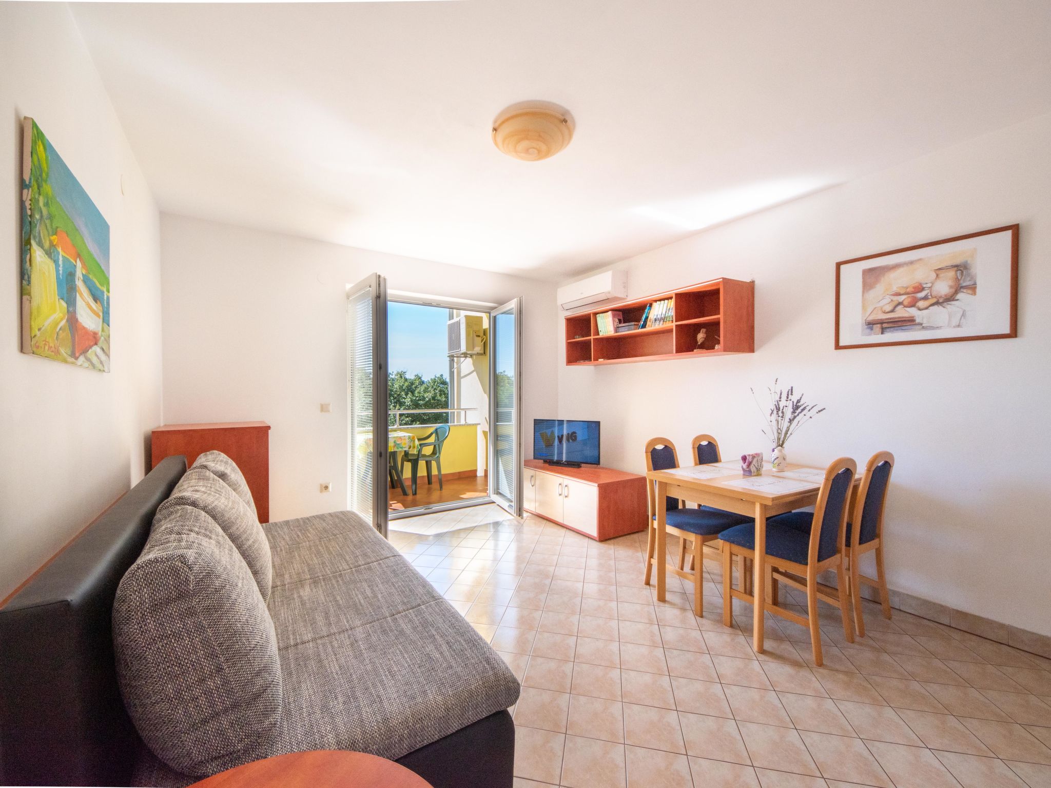 Foto 12 - Apartamento de 1 habitación en Krk con vistas al mar