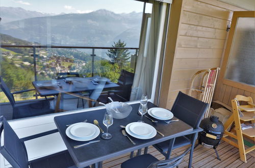 Foto 1 - Apartamento de 1 habitación en Crans-Montana con vistas a la montaña