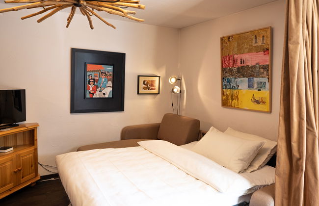 Apartment mit 2 Schlafzimmern in Sankt Moritz mit garten - Foto 12