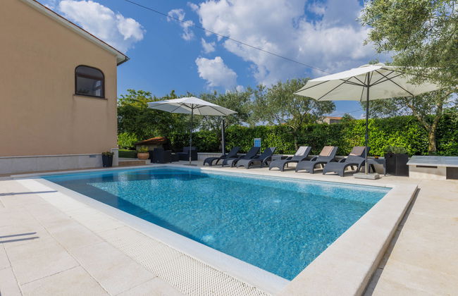 Apartamento de 4 quartos em Sveti Lovreč com piscina privada e jardim - Foto 19