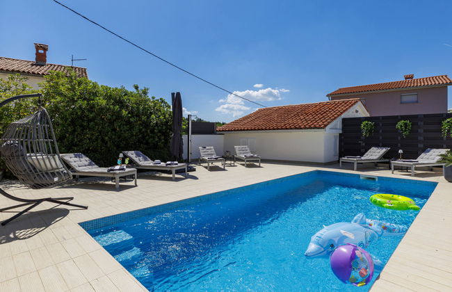 Casa de 4 quartos em Labin com piscina privada e jardim - Foto 45