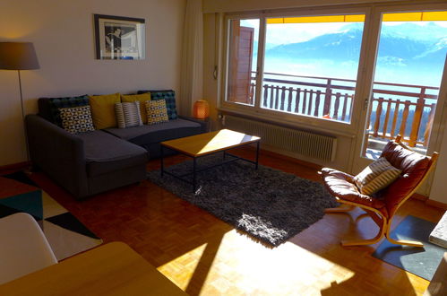 Foto 6 - Apartamento de 1 habitación en Crans-Montana con vistas a la montaña