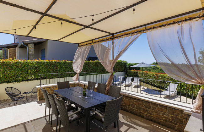 Casa de 5 quartos em Buje com piscina privada e jardim - Foto 2