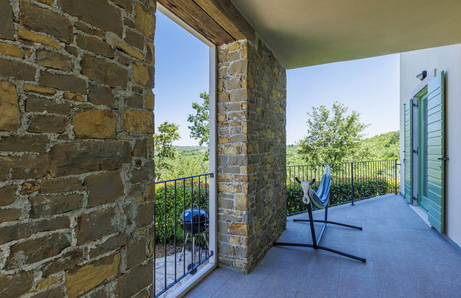 Casa de 5 quartos em Buje com piscina privada e jardim - Foto 15
