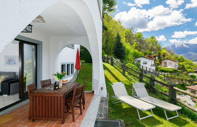 Apartamento de 2 quartos em Gambarogno com piscina e jardim - Foto 17