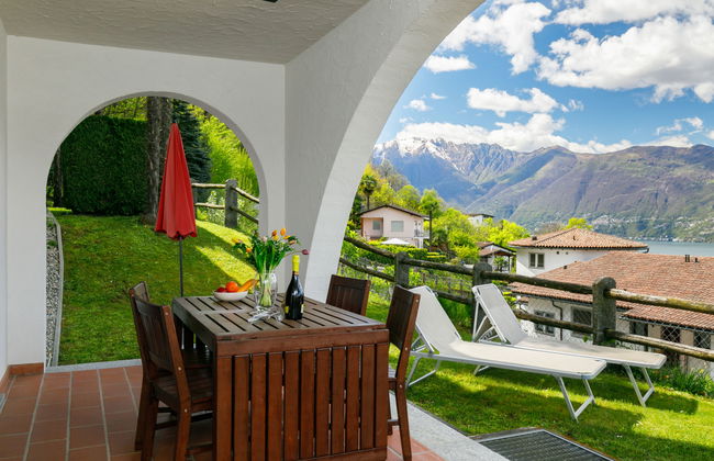 Apartamento de 2 quartos em Gambarogno com piscina e jardim - Foto 19