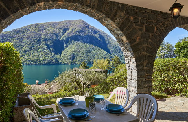 Apartamento de 3 quartos em Valsolda com piscina e jardim - Foto 3