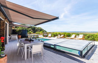 Foto 1 - Casa de 3 quartos em Saint-Brevin-les-Pins com piscina privada e vistas do mar