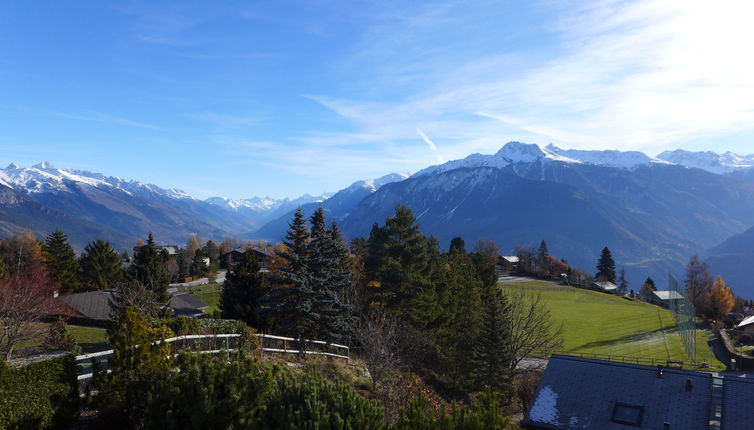 Photo 1 - Maison de 3 chambres à Crans-Montana avec jardin et vues sur la montagne