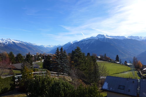 Photo 1 - Maison de 3 chambres à Crans-Montana avec jardin et vues sur la montagne