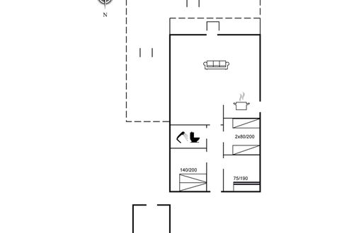Foto 2 - Casa con 3 camere da letto a Løkken con terrazza