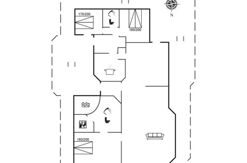 Foto 32 - Casa de 3 quartos em Løkken com terraço e sauna