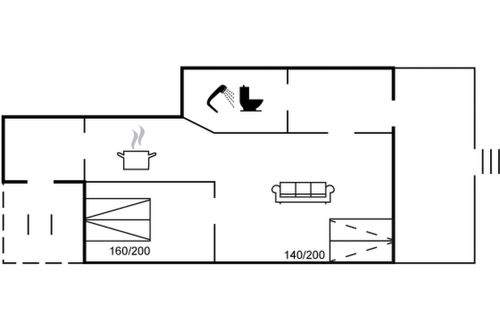 Photo 24 - 1 bedroom Apartment in Allinge with terrace