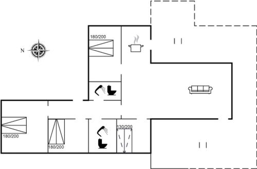 Foto 2 - Casa con 4 camere da letto a Løkken con terrazza