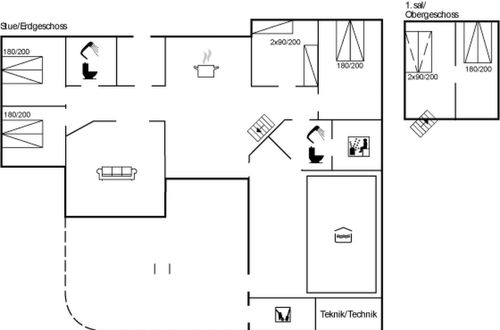 Foto 41 - Haus mit 5 Schlafzimmern in Rømø mit privater pool und sauna