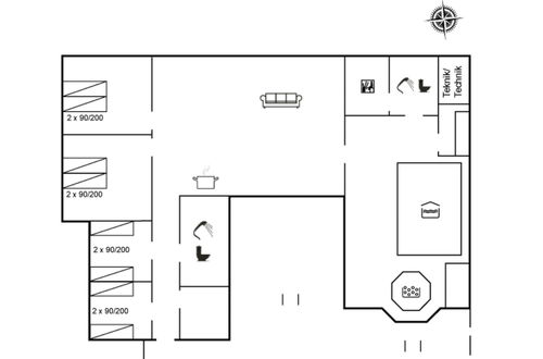 Foto 2 - Casa con 4 camere da letto a Blåvand con piscina privata e sauna