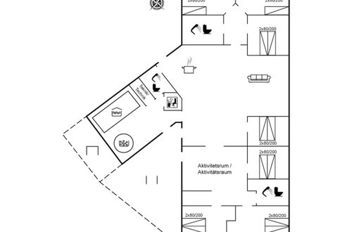Foto 2 - Casa de 7 quartos em Rømø com piscina privada e sauna
