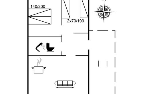 Foto 2 - Apartamento de 2 quartos em Rømø com piscina
