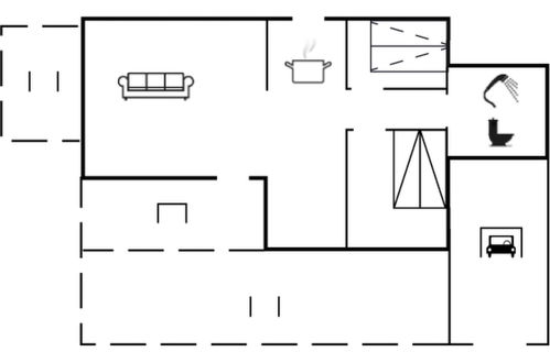 Foto 23 - Casa con 2 camere da letto a Rømø con terrazza