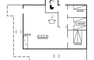 Foto 2 - Casa de 3 quartos em Rømø com terraço