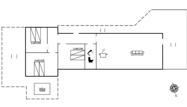 Foto 1 - Haus mit 3 Schlafzimmern in Vejers Strand mit terrasse und whirlpool