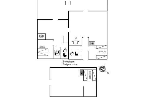 Foto 26 - Casa de 3 habitaciones en Rindby Strand con sauna