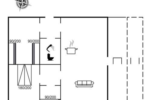 Foto 2 - Casa de 3 quartos em Væggerløse com terraço