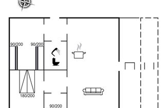 Foto 2 - Casa de 3 quartos em Væggerløse com terraço
