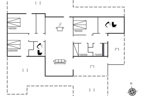 Foto 28 - Casa con 5 camere da letto a Klitmøller con terrazza e sauna