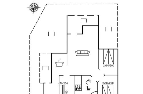 Photo 2 - 3 bedroom House in Harboøre with terrace and sauna