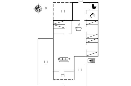 Foto 2 - Casa de 3 quartos em Rømø com terraço