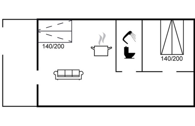 Appartement de 1 chambre à Bogense avec terrasse - Photo 15