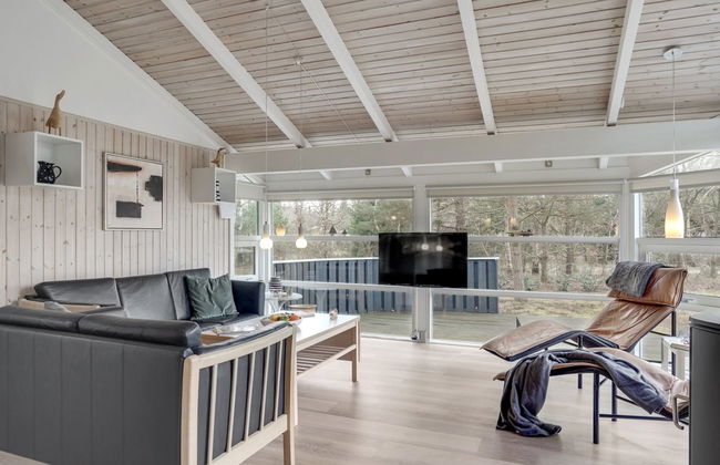 Casa de 3 quartos em Hals com terraço e sauna - Foto 11